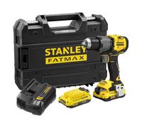 STANLEY Taladro Percutor BRUSHLESS V20 Li-Ion 18V 80Nm, portabrocas metálico, solución producto beauty para rutina de belleza