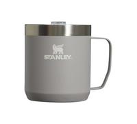 STANLEY Taza Stay Hot Camp - Taza aislada de acero inoxidable 18/8 duradera - Tapa Tritan™ sin salpicaduras - 12 onzas - Ash 2.0