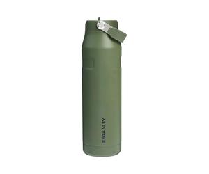 Stanley The IceFlow Botella con Popote Plegable 2.0 1.06 L - (36 OZ) Pino Seco