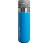 Stanley Quick Flip Botella Agua Acero Inoxidable 0.71L - Cantimplora Mantiene Frío 12 Horas - Anti-Fugas - Water Bottle Sin BPA - Compatible con Portavasos - Apta Para Lavavajillas - Azure