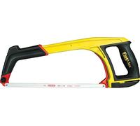 STANLEY FATMAX Sierra multifunción, Capacidad de corte 120mm, 2 ángulos de corte 45° y 90°, Cuchillas almacenables en la herramienta, Mango revólver bimaterial y apoyo para los dedos - 0-20-108