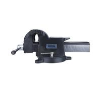 STANLEY Tornillo de Banco de Carga Pesada Maxsteel 150mm, Estructura de Hierro Fundido, Tornillo con Husillo, Base con Agujeros y Perno de Bloqueo, Resistente a la Corrosión, 1-83-068