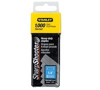 Stanley TRA704T - Grapas resistentes de 1/4 pulgadas, paquete de 1000