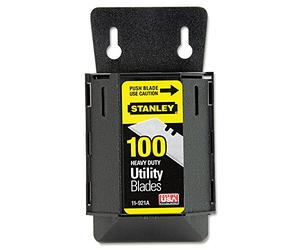 STANLEY Utility Knife Blades, Classic 1992, Heavy Duty, 100-Pack (11-921A)