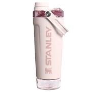 STANLEY Vitalize Shaker Bottle 20oz | Copa Shaker de acero inoxidable aislada a prueba de fugas | Almacenamiento básico y tapa de flujo rápido | Batidos de proteínas y polvo de entrenamiento previo |