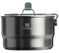 STANLEY Wildfare Go - Juego de Cocina de Acero Inoxidable de 14 Piezas de 1.65 Cuartos de galón, esquisto + carbón