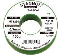 Stannol 573253 Alambre De Soldadura Sn99Cu1 KS115 3.0% 1.0mm 100g