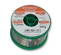 STANNOL Hilo de Soldadura Sin Plomo, 0.5mm, 250g, 217°C