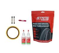 Stan's NoTubes Unisex - Kit de carretera y grava sin cámara para adultos, negro, talla única