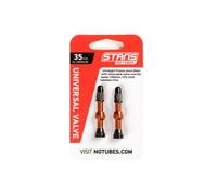 Stans NoTubes - VALVE STEM PAIR UNI AL PRESTA 35MM ORANGE