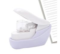 Stapleless Paper Stapler, Mini Portable Binding Tool, Eco Office Stapling Machine with Compact Design, Document Organizer Stapler without, Handheld Paper Fastener with, Staple