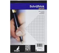 Staples Kangaro - Bloc de notas (A5, cuadriculado, 5 mm, 60 g, 100 hojas)
