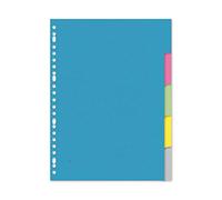 Staples Kangaro - Separadores para archivador (A4, 220 g, en blanco) 5 piezas