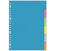 Staples Kangaro - Separadores para archivador (A4, 220 g, en blanco) 6 piezas