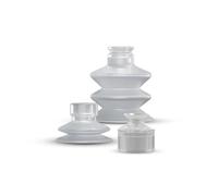 Star 04S1~20S3 Series - Almohadilla de succión de goma de silicona al vacío de aire de 1/2/3 capas (M-20S3-B, 10 unidades)