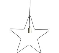 Star 707 - 12 - Iluminación decorativa, metal, Negro, 55 x 0,5 x 55 cm