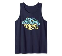 Star AUTISM MOM Educador Corazón Enseñar Conciencia Aceptación Camiseta sin Mangas