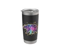 Star Bear Universe Constelación Big Dipper Ursa Espacio Mayor Vaso térmico de acero inoxidable de doble pared