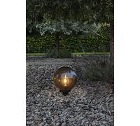 Star Bola decorativa LED 'Orby', diámetro de 30 cm, color negro, exterior