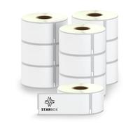 STAR BOX - Rollos 10 Etiquetas compatibles con Dymo 99012 Autoadhesivas 36mm x 89mm con impresoras Labelwriter & Seiko Large Address LabelWriter 450 y 4XL (10)