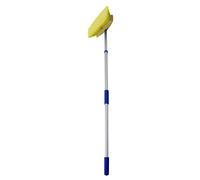 Star brite 040191 Mango Extensible estándar de 3'-6' con Cepillo Suave de Lujo de 8 Pulgadas, Amarillo