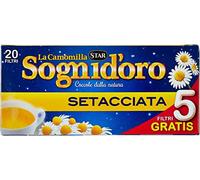 STAR Camomilla Setacciata Bebida relajante Manzanilla 20 bolsas + 5 gratis