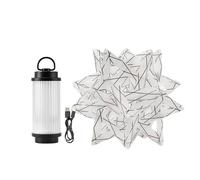 Star Camping Lamp, Waterproof Polar Star Camping Lights, 20x20x5cm Ambient Lighting Camp Gear, Pp Board Lampshade Ornament, Outdoor Patio Awning Garden Decoration