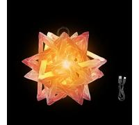 Star Camping Lamp, Waterproof Polar Star Camping Lights, 20x20x5cm Ambient Lighting Camp Gear, Pp Board Lampshade Ornament, Outdoor Patio Awning Garden Decoration