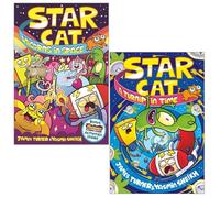 Star Cat Series 2 Books Collection Set by James Turner (A Turnip in Time!, Unicorns in Space!)