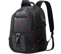 star cloud Mochila antirrobo para portátil de 40L, mochila de 17 pulgadas impermeable para trabajo y negocios, mochila de viaje con puerto de carga USB y cerradura, mochila grande para la escuela