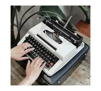 Star Corundum Máquina de Escribir Manual de Estilo Retro, procesador de Texto clásico - producido en la década de 1980, colección privada