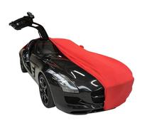 Star Cover Funda para Coche en Interior Hecho para Mercedes-Benz SLS AMG on Bolsillos Retro Cubierta