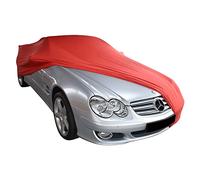 Star Cover Fundas DE Coche para EL Interior Compatible con Mercedes-Benz SL-Class (R230) | Rojo Cubierta | Lona Garaje para Auto | Funda DESCAPOTABLE, Veterano, Coche Deportivo | Entrega RÁPIDA