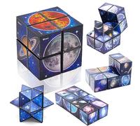 Star Cube Magic Cube,2 en 1 Cielo Estrellado Cubo Mágico Infinity Cube,Juguetes Juegos de 6 7 8 9 Años Niños Niños