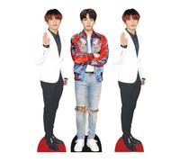 Star Cutouts CS1235 Jungkook - Paquete de Tres Recortes de cartón de 31 cm de Altura, Ideal para Fiestas temáticas, cumpleaños, Regalos Sorpresa y decoración de Habitaciones y Eventos
