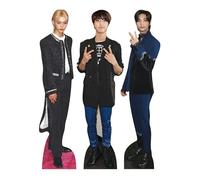 Star Cutouts CS1270 Felix, Han & Hyunjin Stray Kids Trio - Estante Superior de cartón Recortado - Exhibición y Regalo para fanáticos del K-Pop
