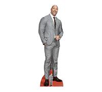 STAR CUTOUTS Dwayne Johnson-Traje a Cuadros, Cartón, Multicolor, 3 x 59 x 194 cm