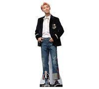 STAR CUTOUTS CS783 - Figura de cartón a tamaño real de Kim NAM-Joon, RM Rap Monster, de Bangstan Boys, con vaqueros, 180 cm, incluye una figura en miniatura