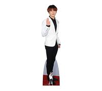 Star Cutouts CS973 Jungkook Bangtan Boys White Jeon Jung-Kook Waving Lifesize - Recorte de cartón con Mini Gratis, Regular