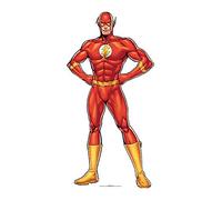 STAR CUTOUTS DC Comics El Flash Cut out, cartón, Multicolor, 90 x 45 x 90 cm