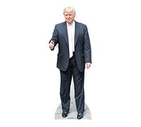 STAR CUTOUTS Donald (Pink Tie) Corte de cartón tamaño Real, Multicolor, 188 x 71 x 188 cm, Madera, Corbata Rosa Trump, Lifesize