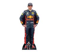 STAR CUTOUTS Ltd CS667 MAX Verstappen con Mini Standee Gratis Cumpleaños, Regalos, Fiestas & Fans, Cartón, Lifesize