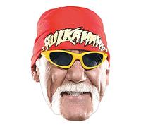 STAR CUTOUTS Ltd SM400 Hulk Hogan - Máscara de una sola cara, increíble punto de conversación y regalo para los fans de la WWE, multicolor, regular
