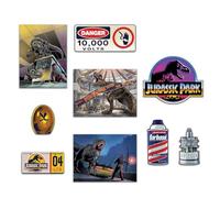 Star Cutouts RD012 Jurassic Park - Póster para decoración de habitación con Logotipo de Dinosaurio, 40 cm, 9 Unidades