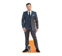 Star Cutouts - Recortes de tamaño Real con Mini versión de Taron Egerton, cartón, Multicolor, 178 x 67 x 178 cm
