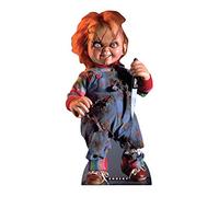 Star Cutouts SC1316 Scarred Chucky Doll - Recorte de cartón para niños, exhibición de Terror para Halloween, fanáticos de películas y coleccionistas