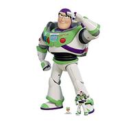 STAR CUTOUTS SC1361 Buzz Lightyear Saluting-Recorte de cartón-Toy Story-Regalo-Decoración-Producto oficial, sólido, color saludo, Lifesize