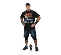 STAR CUTOUTS SC4158 John Cena Traje Negro WWE Lifesize cartón Recortado con Mini campeón Profesional de Lucha Libre