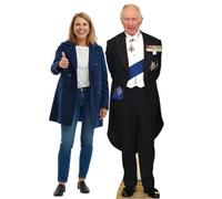 Star Cutouts SC4231 King Charles con medallas, tamaño Real de cartón Recortado con Mini