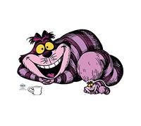 Star Cutouts SC4245 - Figura Decorativa de cartón con diseño de Estrella de Gato de Cheshire, diseño de Alicia en el país de Las Maravillas, decoración de Fiesta temática